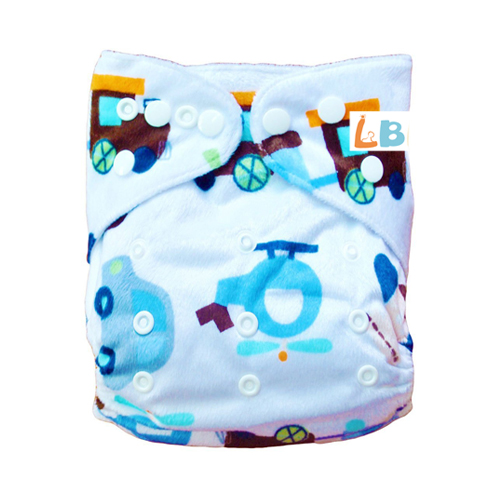 LBB(TM) Baby Resuable Washable Pocket Cloth Diaper,Airplane - Click Image to Close