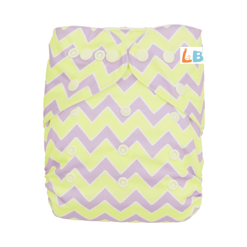 LBB(TM) Baby Resuable Washable Pocket Cloth Diaper,Yellow Stripes