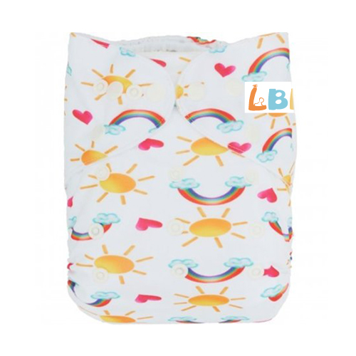 LBB(TM) Baby Resuable Washable Pocket Cloth Diaper, Sun