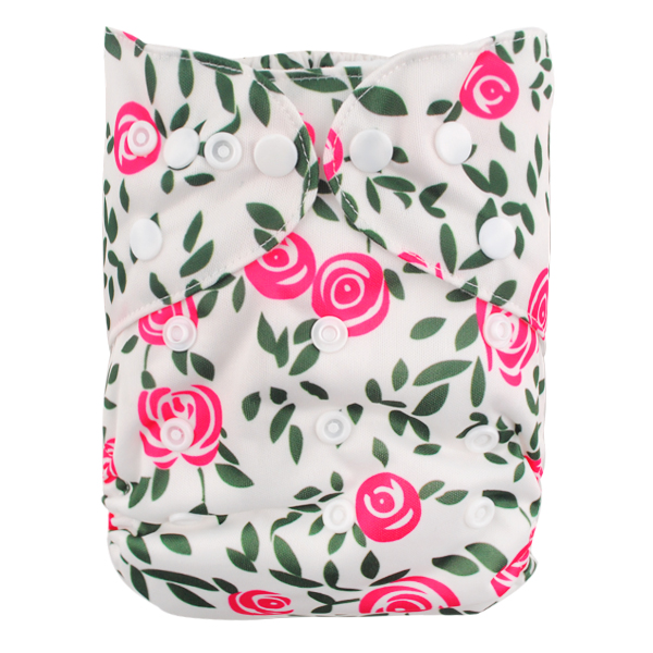 LBB(TM) Baby Resuable Washable Pocket Cloth Diaper,Rose - Click Image to Close