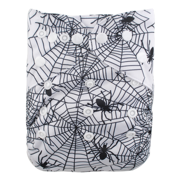 LBB(TM) Baby Resuable Washable Pocket Cloth Diaper,Spider - Click Image to Close