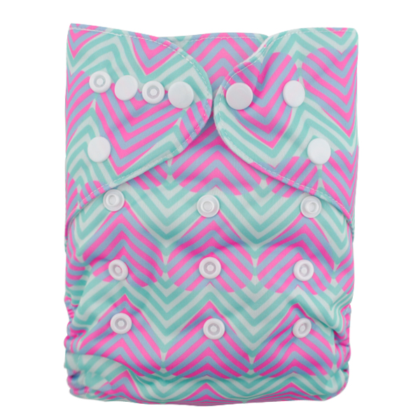 LBB(TM) Baby Resuable Washable Pocket Cloth Diaper,Hearts - Click Image to Close